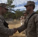 2nd Transportation Support Battalion Marines are awarded for participating in Operation Rolling Thunder