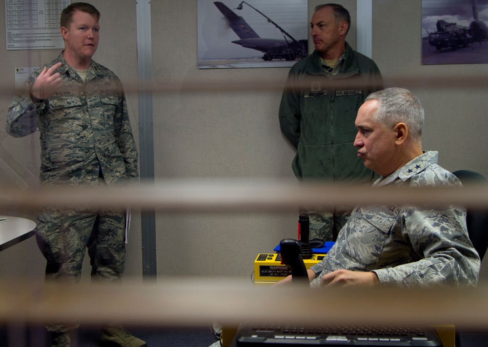 Maj. Gen. Frederick Martin visits JBER