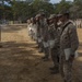 2nd Transportation Support Battalion Marines are awarded for participating in Operation Rolling Thunder