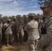 2nd Transportation Support Battalion Marines are awarded for participating in Operation Rolling Thunder