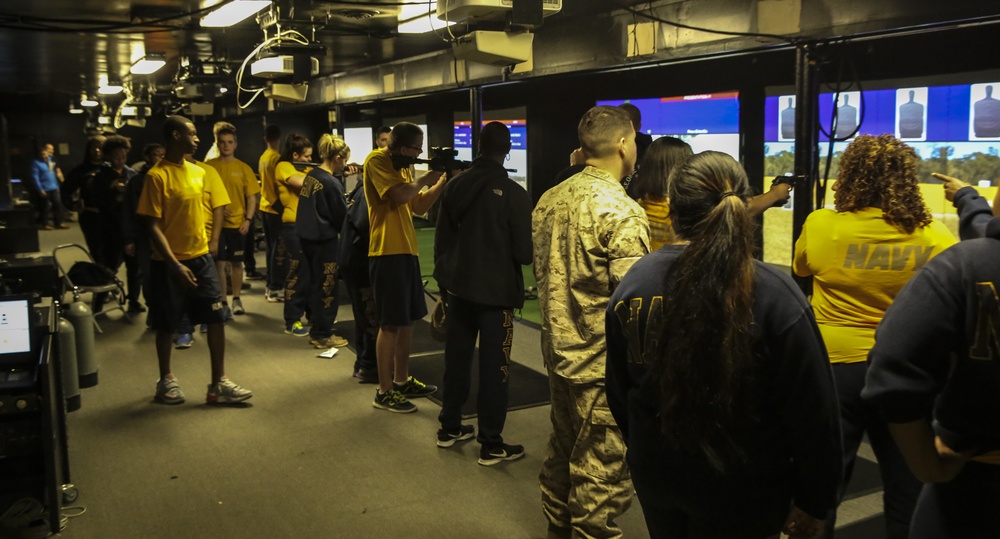 Navy JROTC visits Camp Lejeune