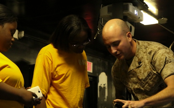 Navy JROTC visits Camp Lejeune