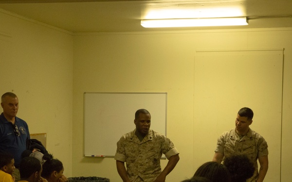 Navy JROTC visits Camp Lejeune
