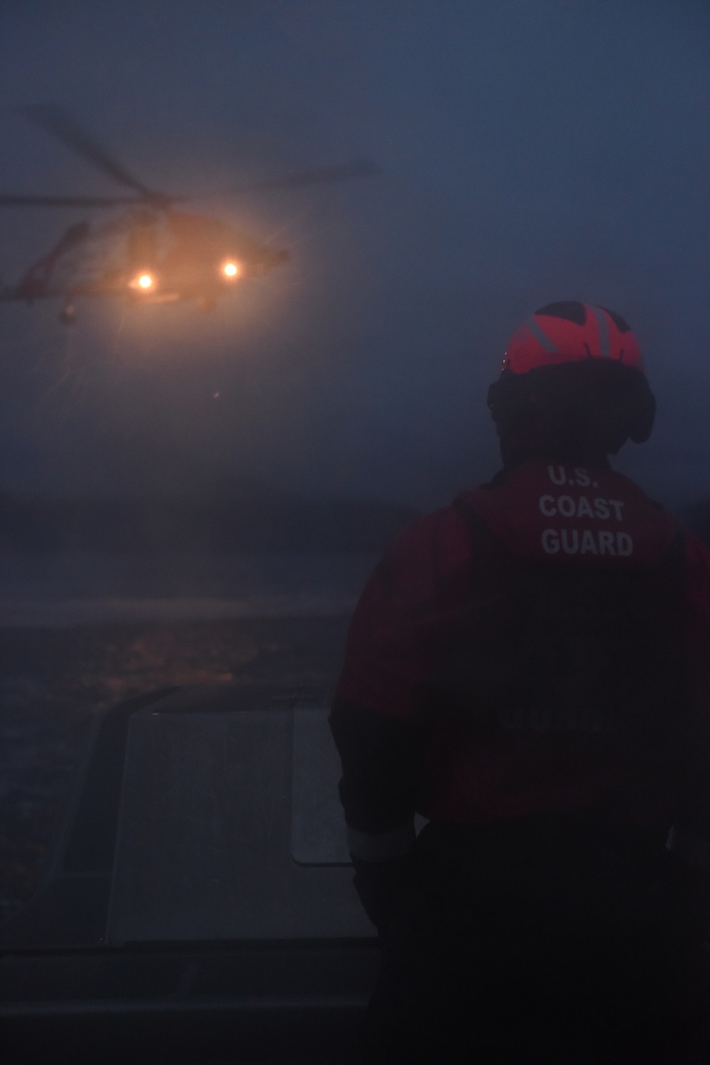 Coast Guard Air Station Sitka hoist training