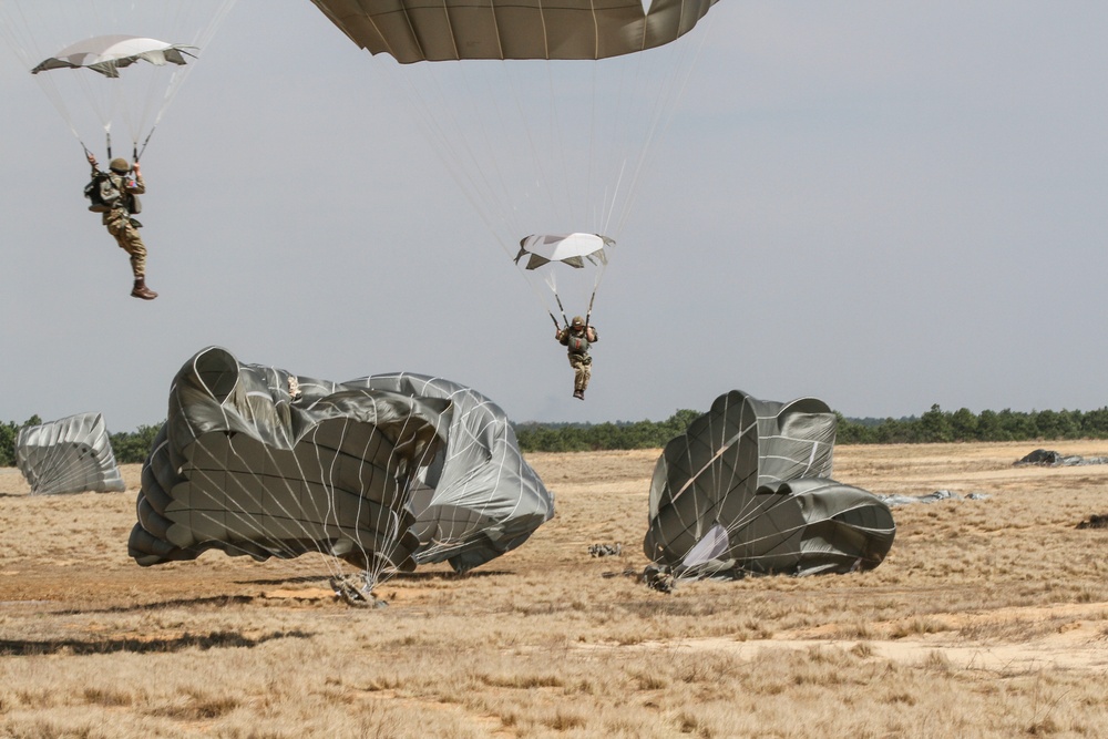 82nd Airborne, 16 Air Assault make first jumps for bilateral exercise