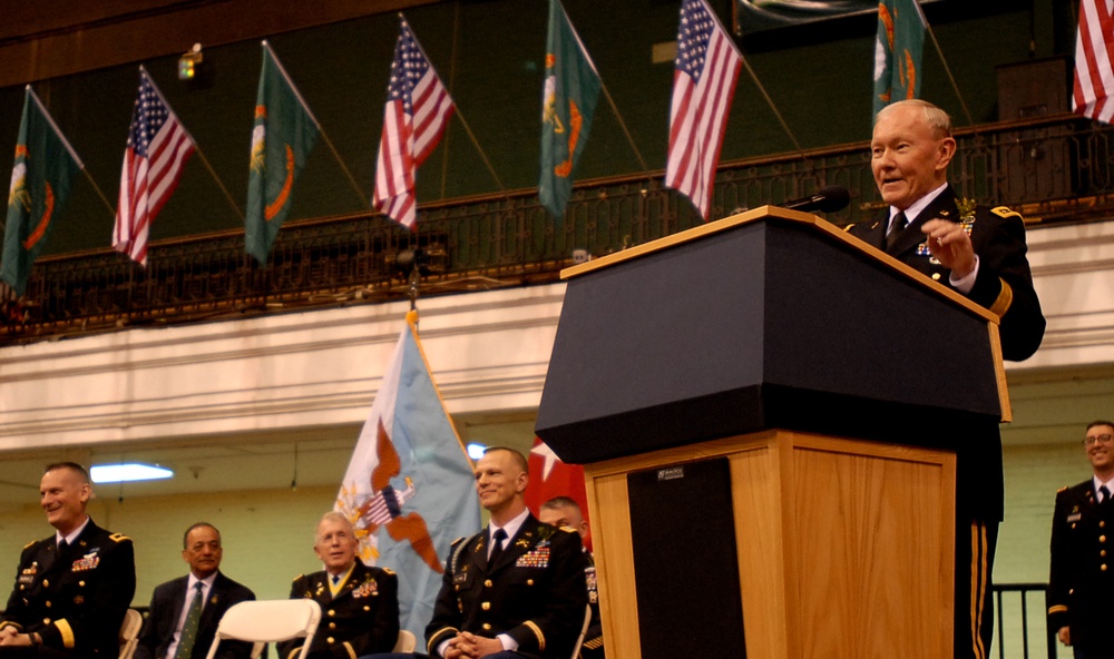 Chairman of the Joint Chiefs Visits New York National Guard on St. Patrick's Day