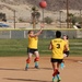 Spouses go toe-to-toe in kickball league