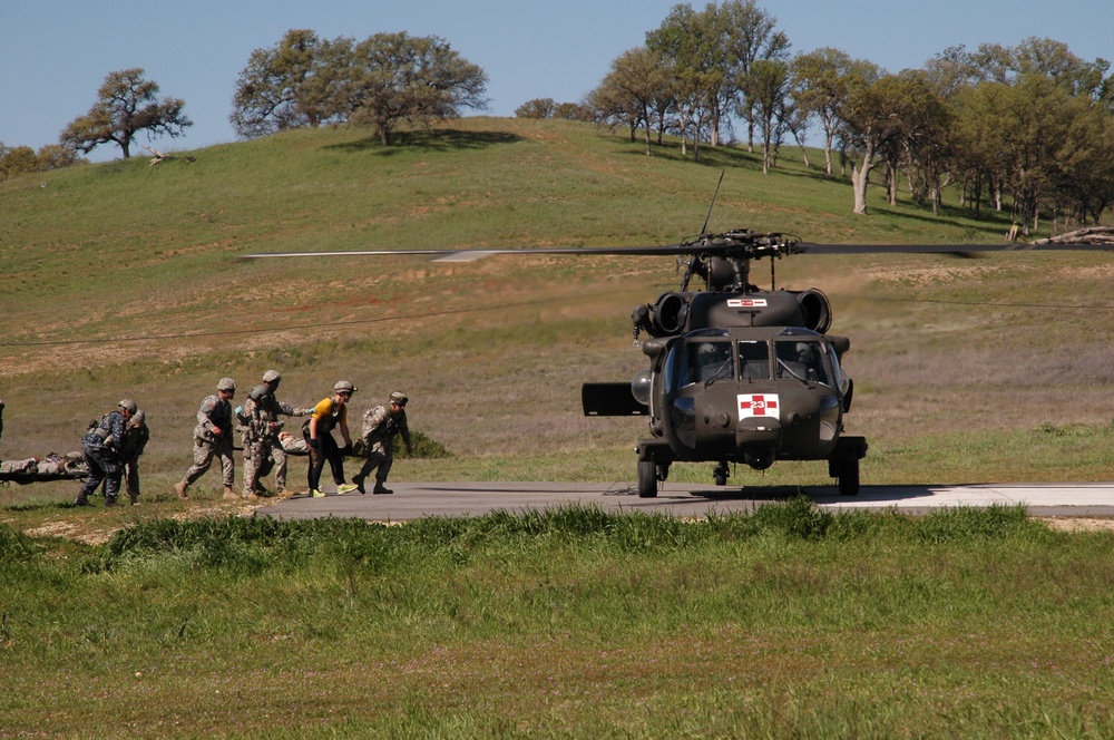 Mass Casualty Evacuation Site, Combat Support Training Exercise 91 15-01