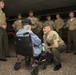 Marines greet WWII vet