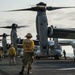 USS Bonhomme Richard: Preparations to board and launch an MV-22