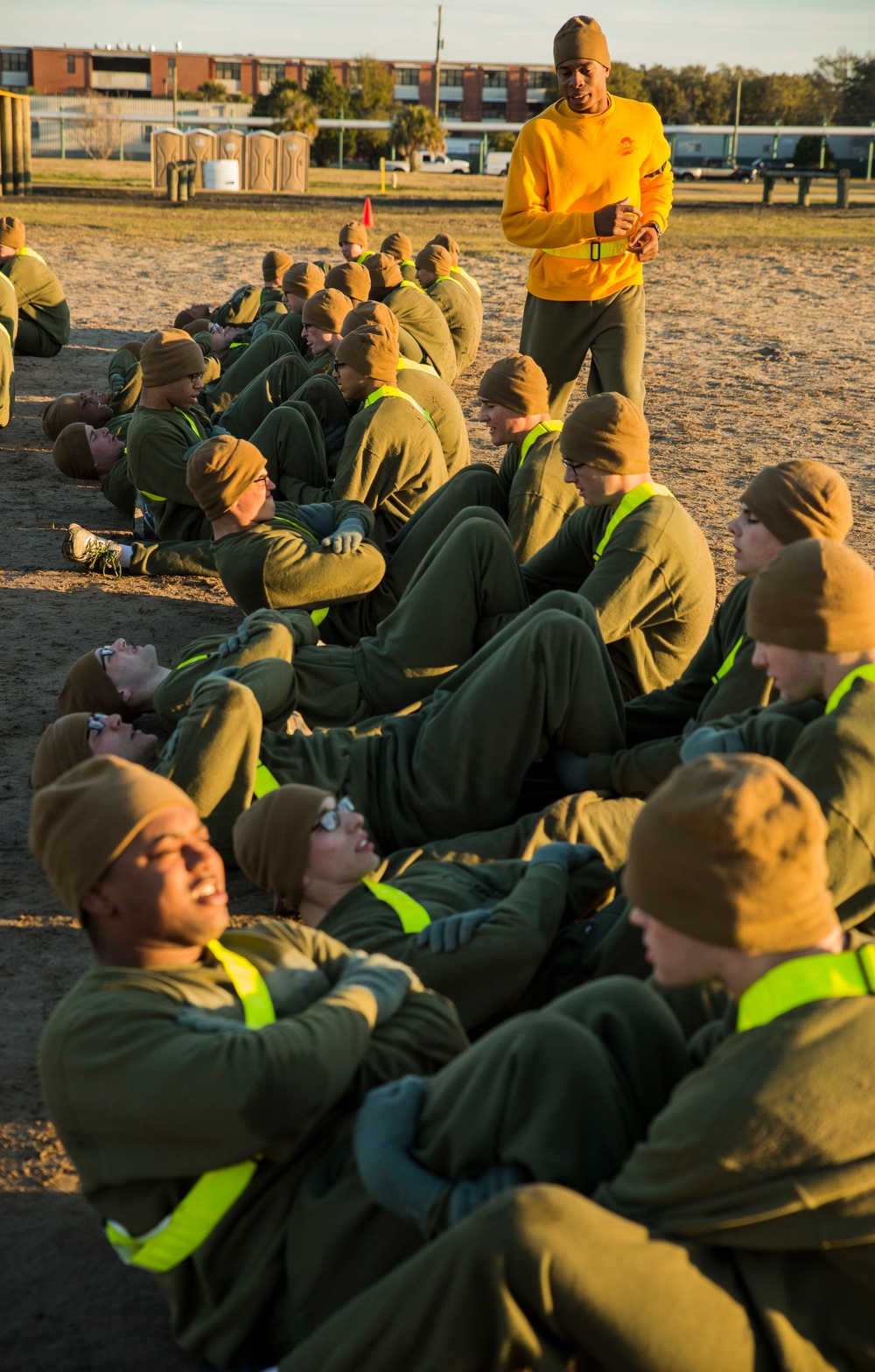 Parris Island recruits train for Marine Corps’ high fitness standards