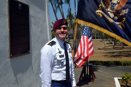 Paratrooper connects with grandfather in return to ‘the Rock’