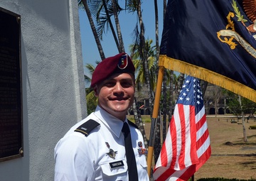 Paratrooper connects with grandfather in return to ‘the Rock’
