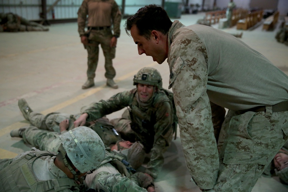 Having Each Other’s Back: Multinational Task Force conducts casualty care training in Iraq