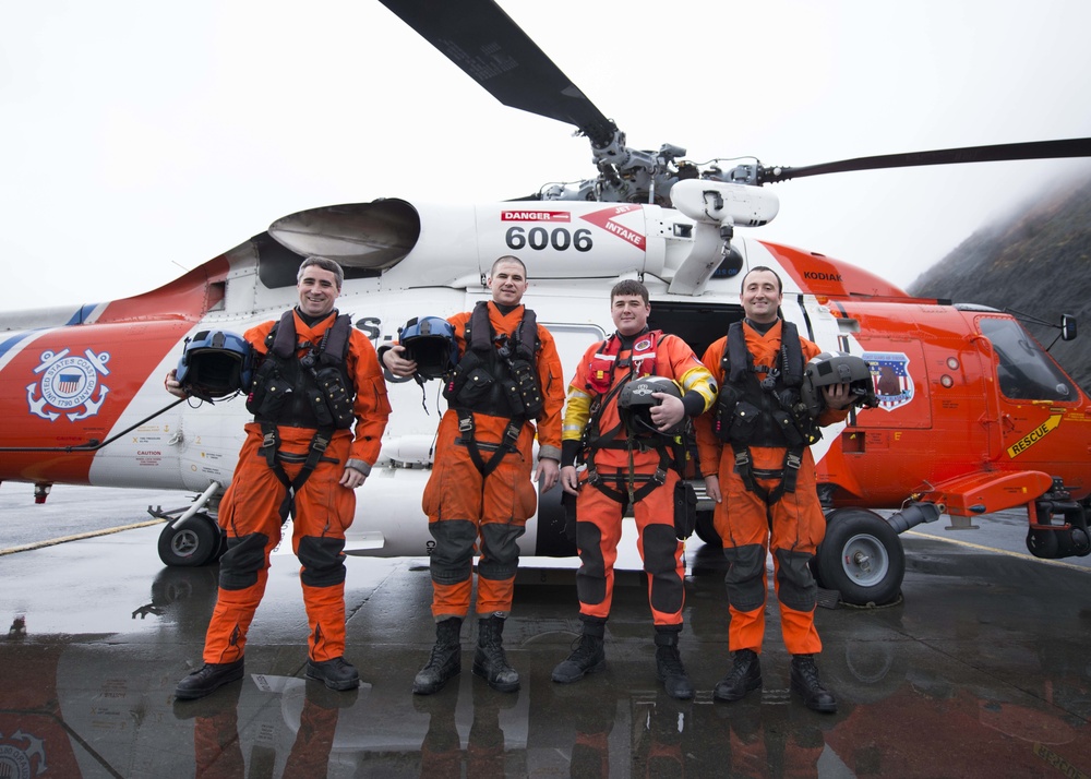 USCG Air Station Kodiak crew recognized as Naval Helicopter Association Aircrew of the Year