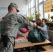 Soldiers visit Kosovo schools to give gifts