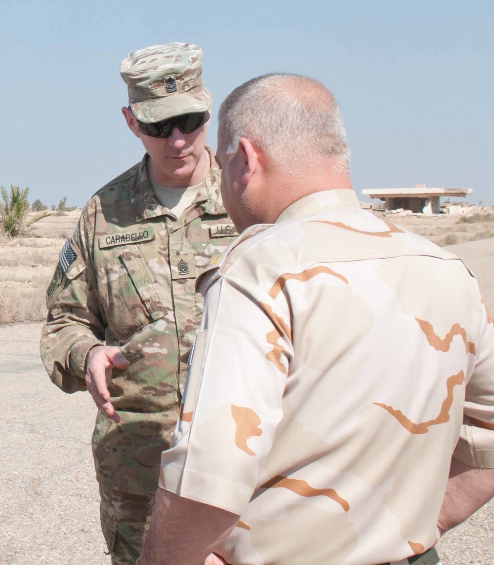 JIEDDO sergeant major visits bomb disposal school in Iraq
