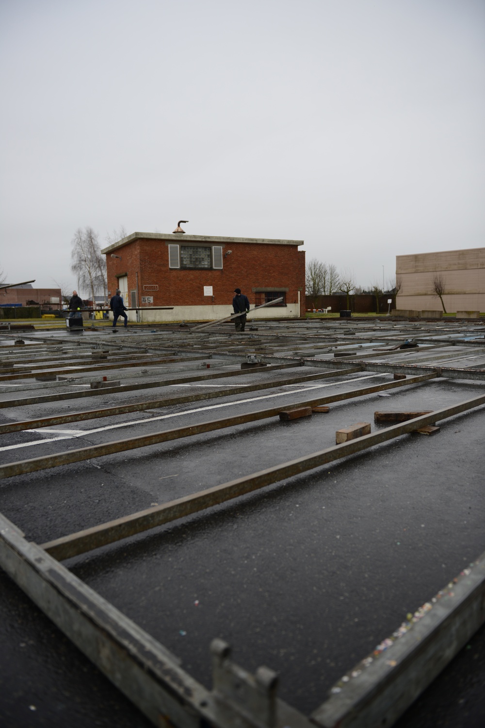 Infrastructure works on Chièvres Air Base