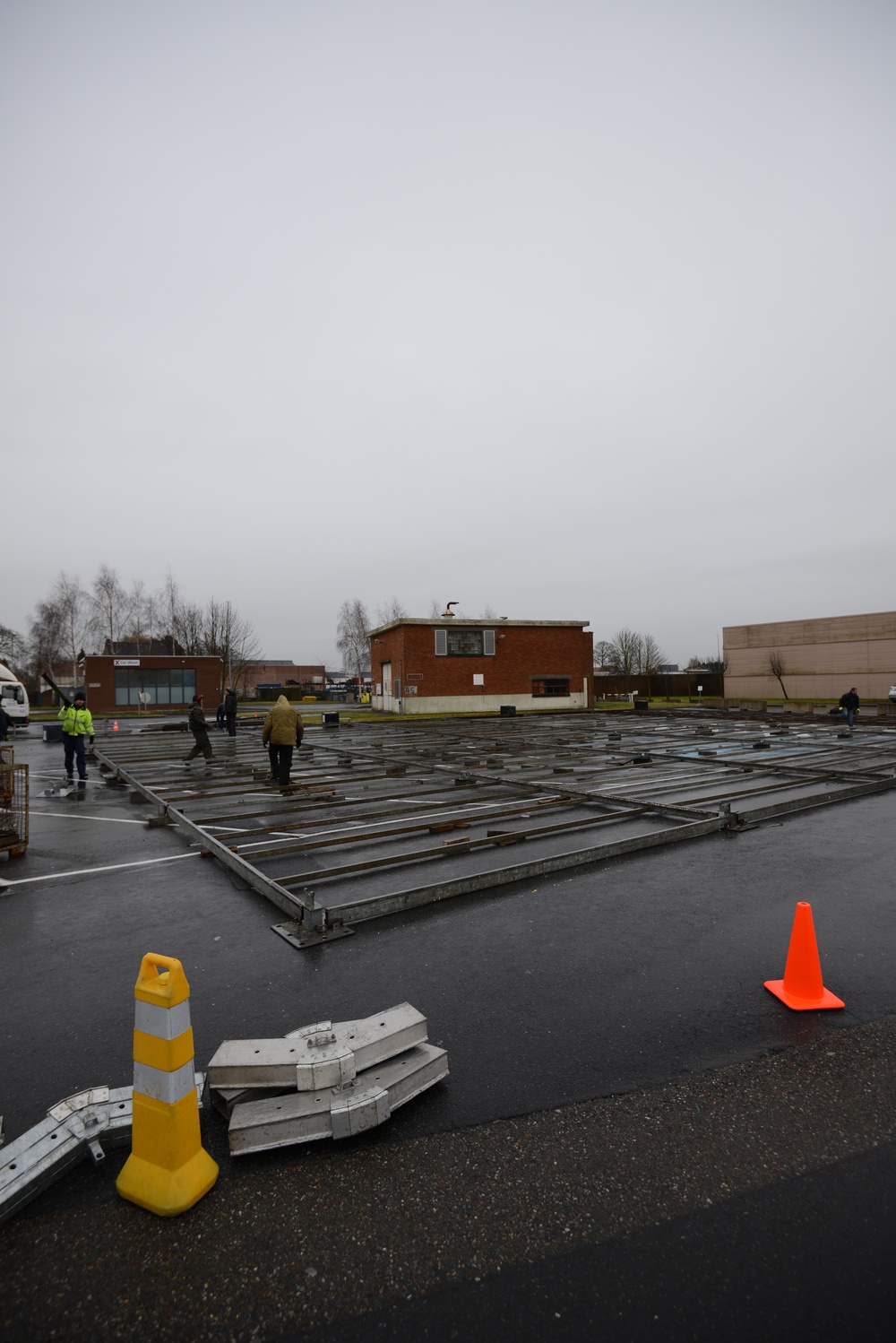 Infrastructure works on Chièvres Air Base