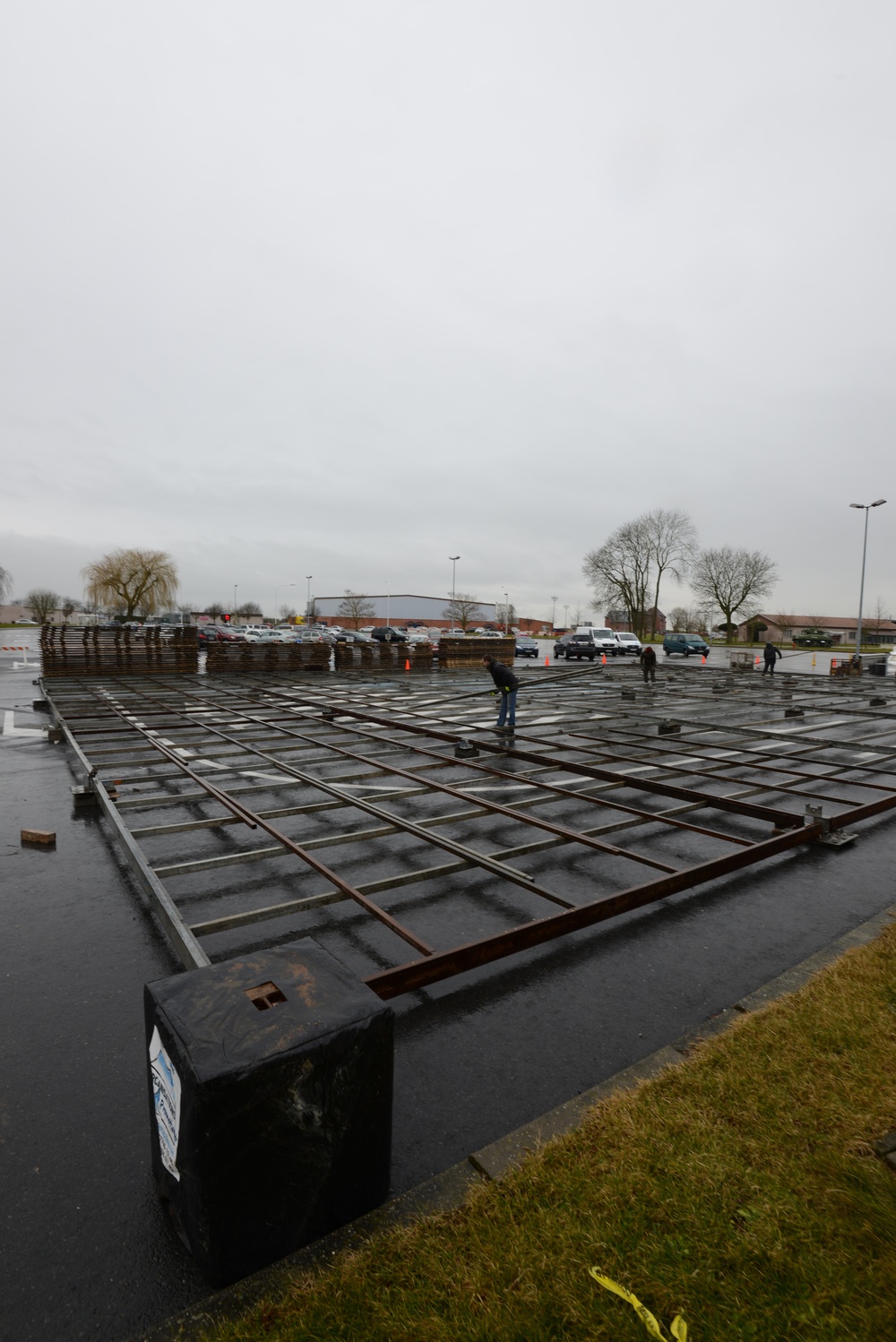 Infrastructure works on Chièvres Air Base