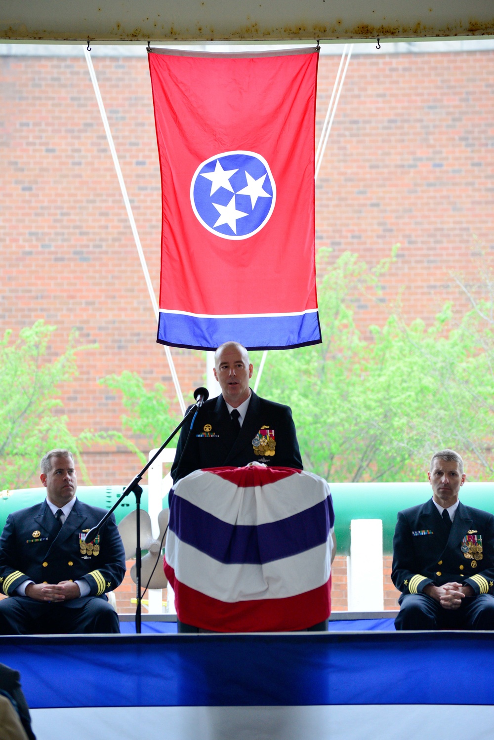 USS Tennessee (Blue) change of command