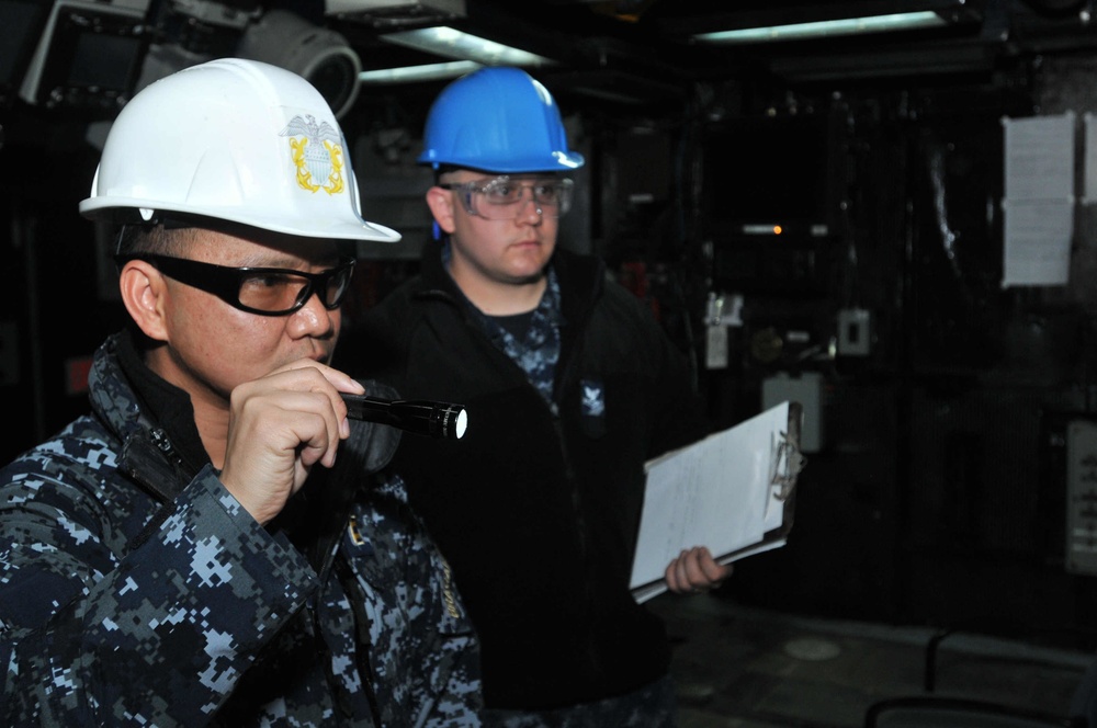 USS Bataan zone inspection