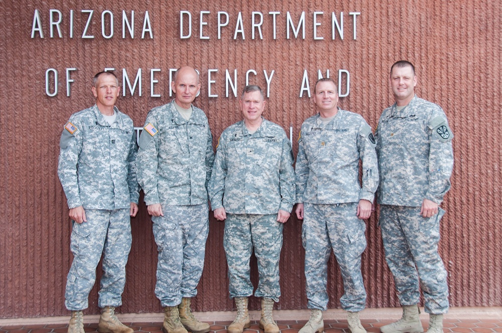 Arizona National Guard chaplains receive visit from above