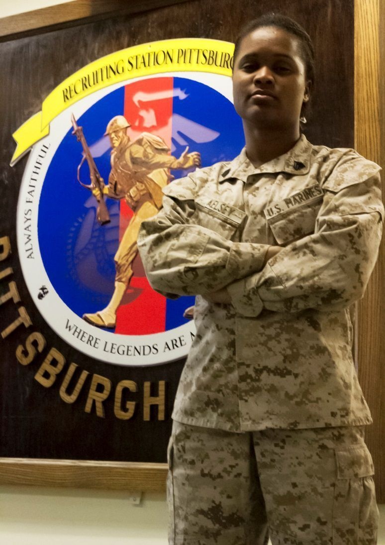 From the Islands to the Windy City; Marine sheds weight to become one of the few