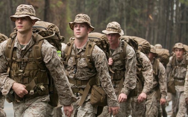 2/2 Marines hike for readiness