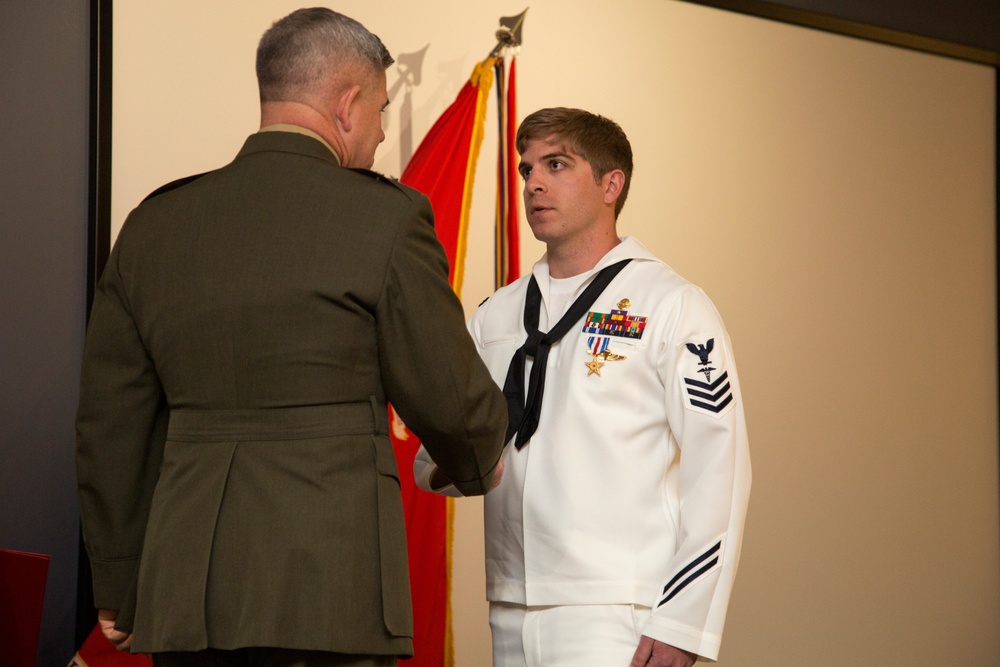 MARSOC corpsman awarded Silver Star Medal