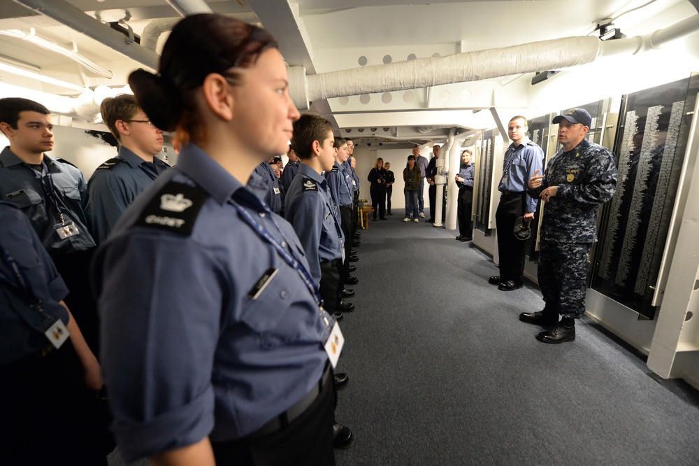 Sea cadet training