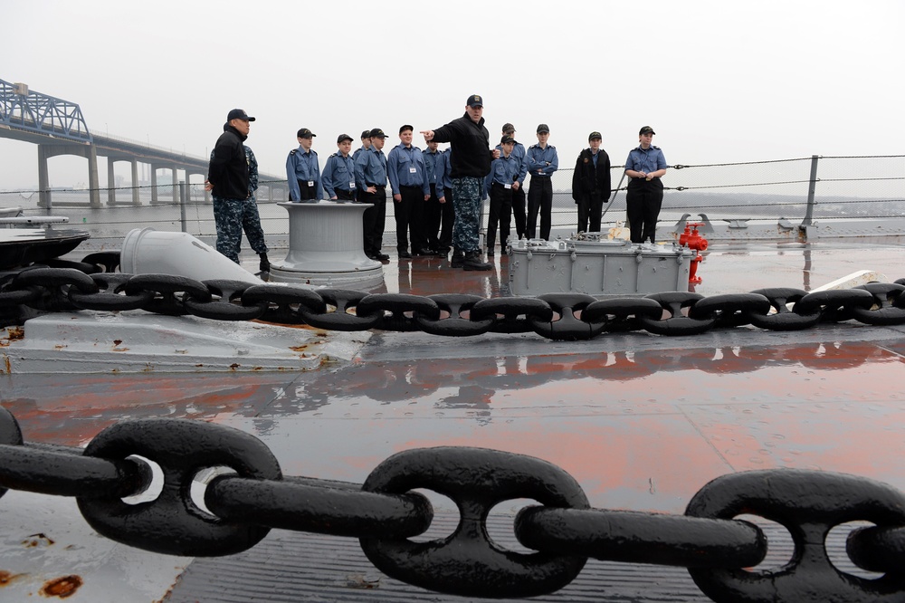 Sea cadet training