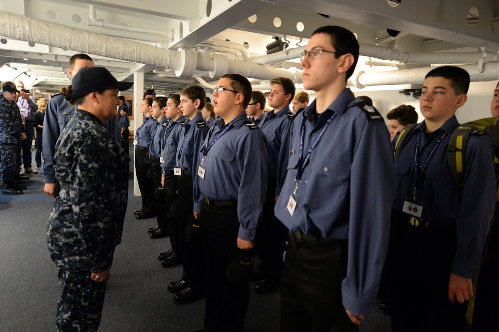 Sea cadet training