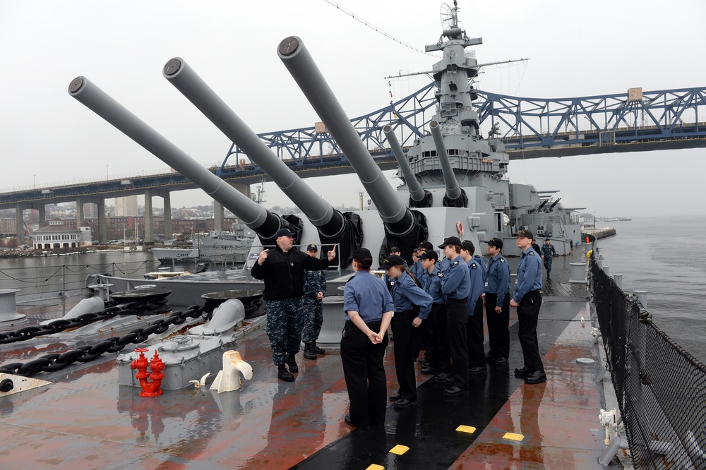 Sea cadet training