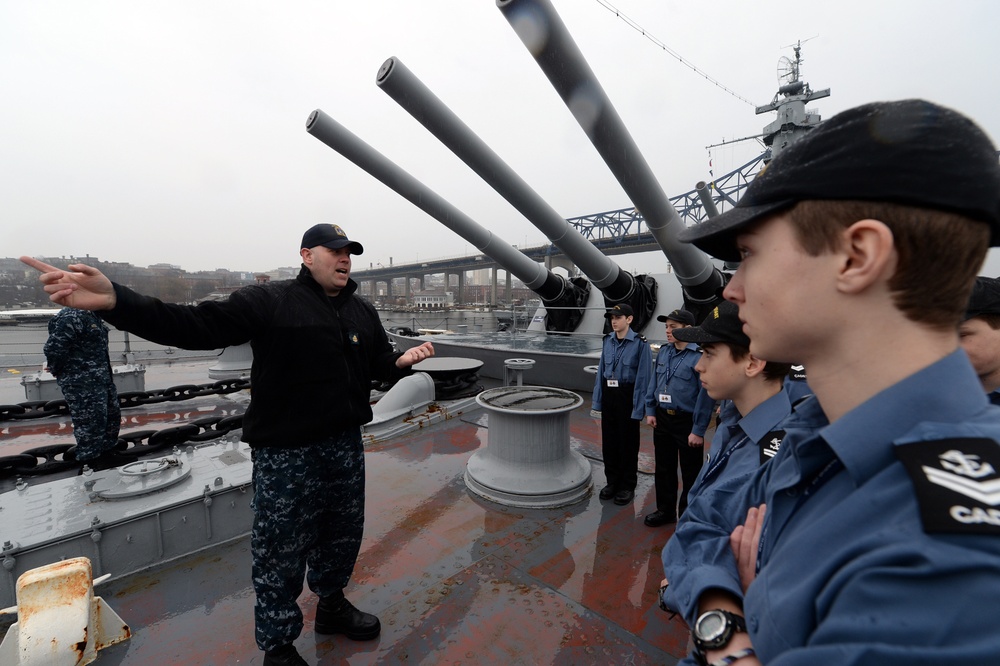 Sea cadet training