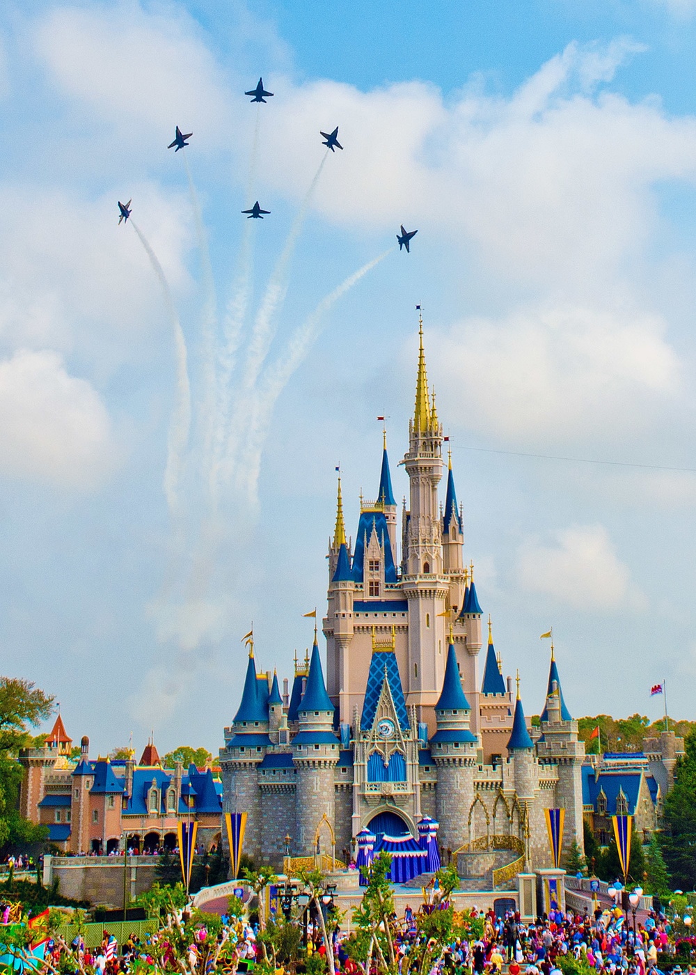 Blue Angels over Disney World