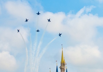 Blue Angels over Disney World