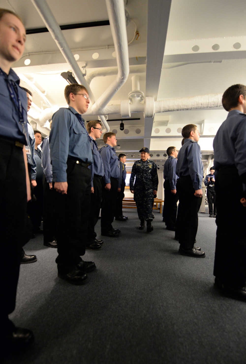 Sea cadet training