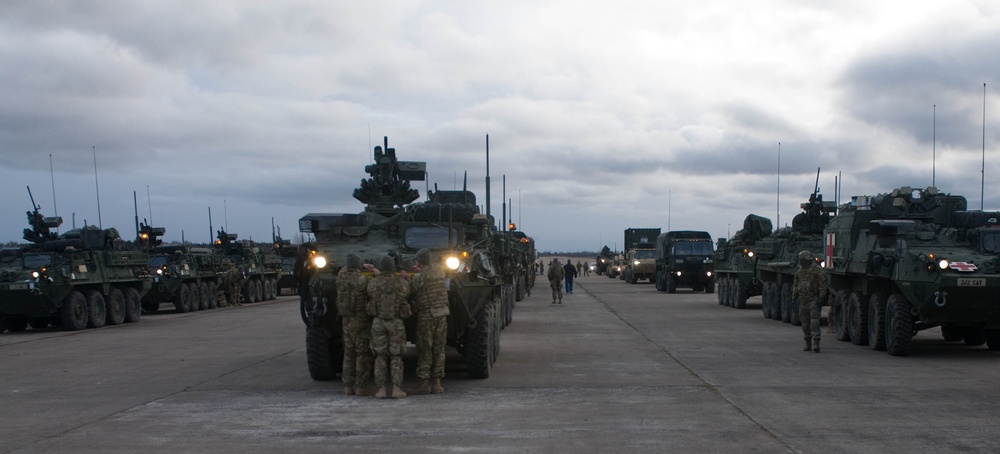 Iron Troop prepare for Dragoon Ride in Estonia