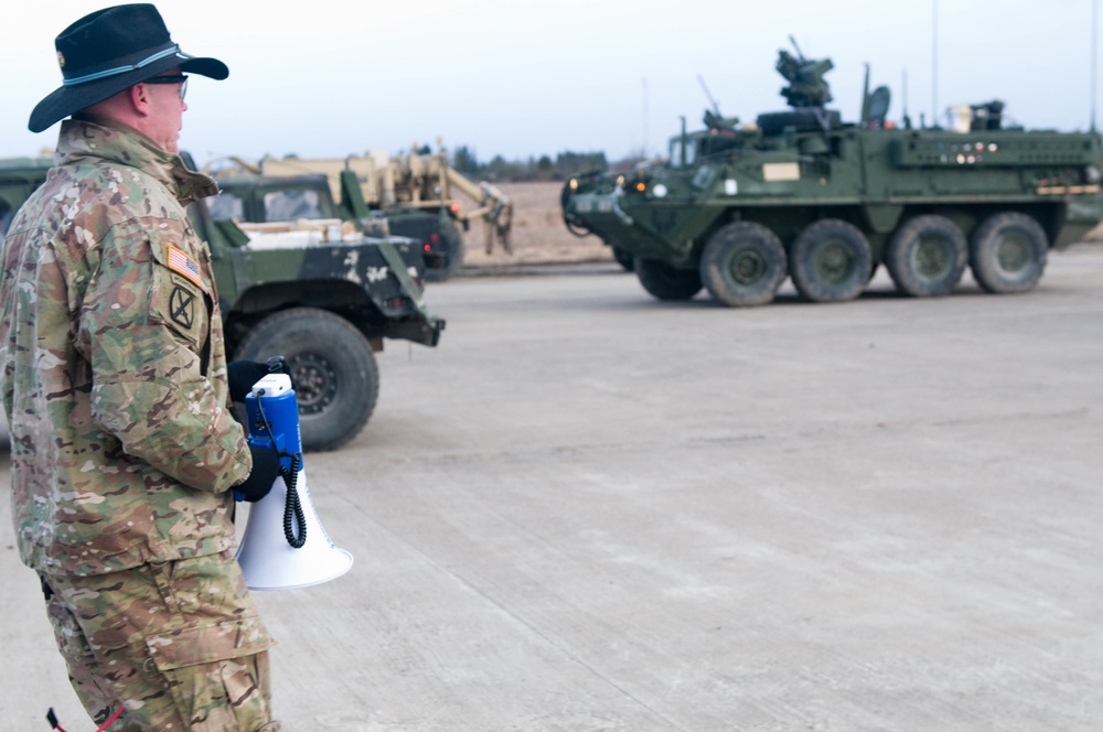 Iron Troop prepare for Dragoon Ride in Estonia