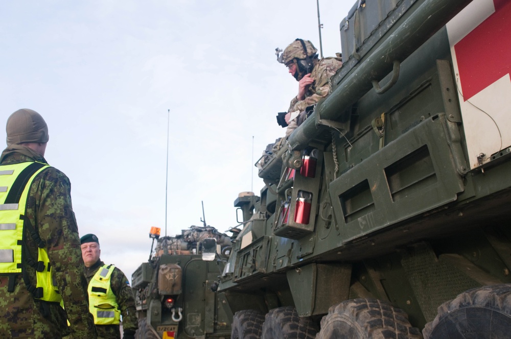 Iron Troop prepare for Dragoon Ride in Estonia