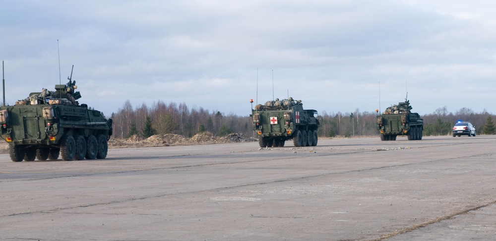 Iron Troop prepare for Dragoon Ride in Estonia