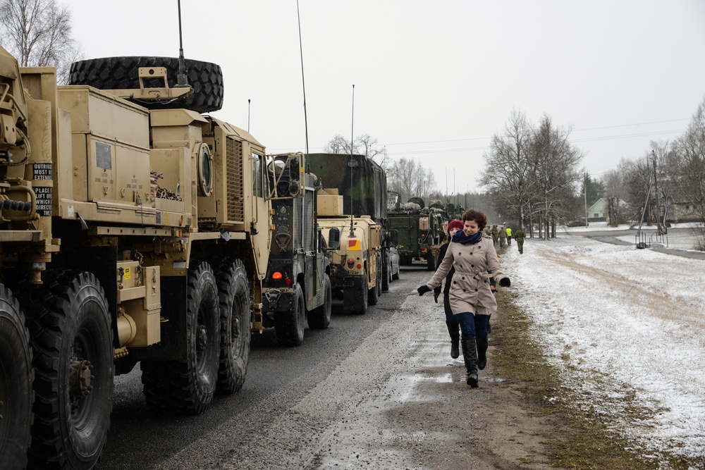Dragoon Ride, static display in Parnu Estonia