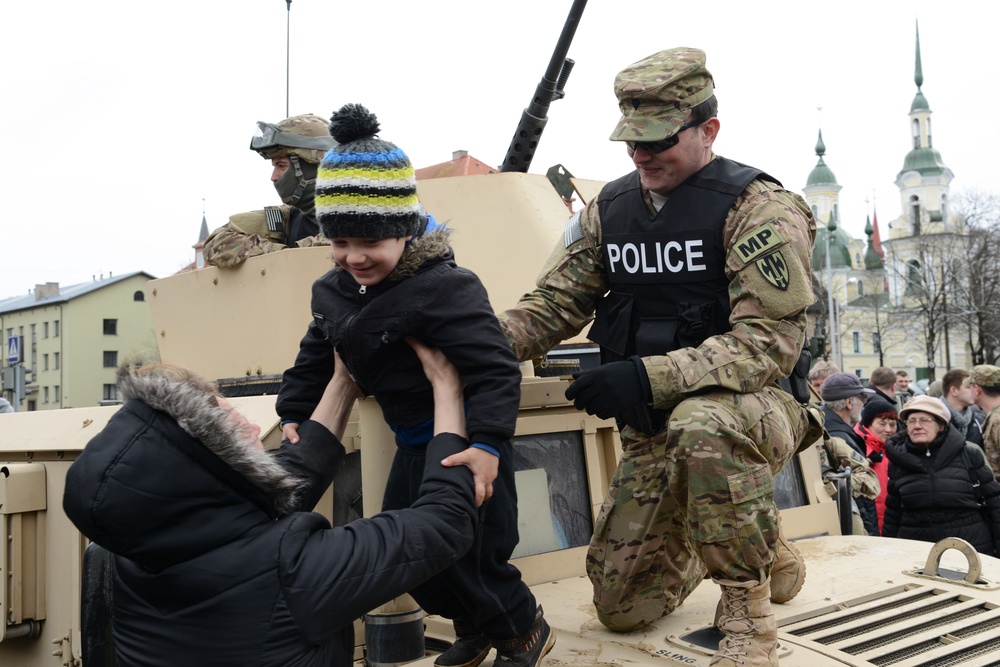 Dragoon Ride, static display in Parnu Estonia