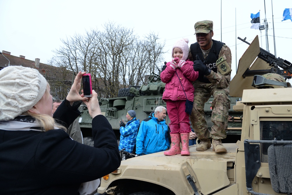 Dragoon Ride, static display in Parnu Estonia