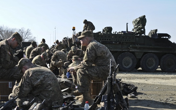 2nd Sqdn, 2nd CR prepares their equipment for OAR