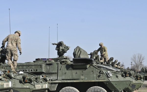 2nd Sqdn, 2nd CR prepares their equipment for OAR