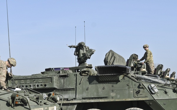 2nd Sqdn, 2nd CR prepares their equipment for OAR