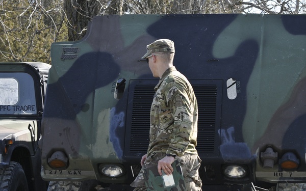 2nd Sqdn, 2nd CR prepares their equipment for OAR