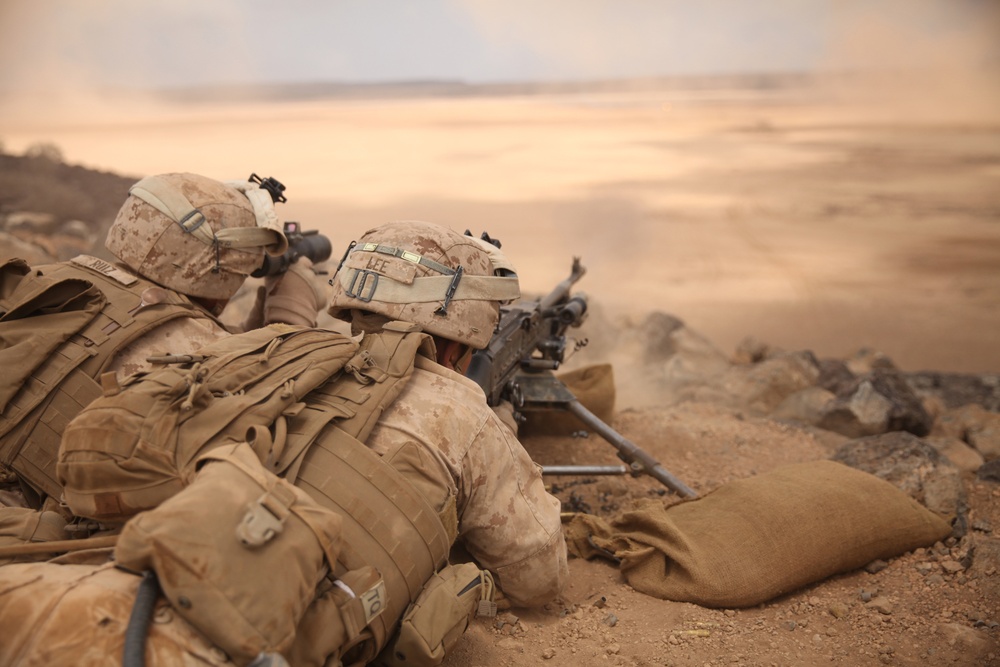 DVIDS - Images - BLT 3/6 conducts machine gun, mortar range [Image 2 of 5]